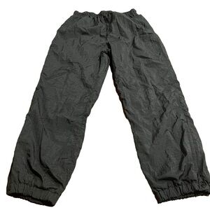 Vintage Roffe Men’s Black Ski Pants Zipped Snap Ankle AFLCIO Made in USA Size XL
